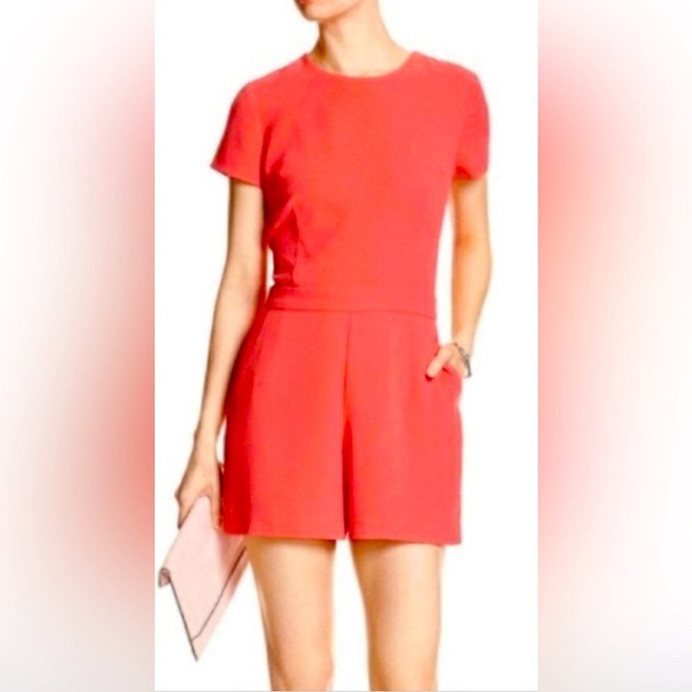 Banana Republic Coral Pink Romper